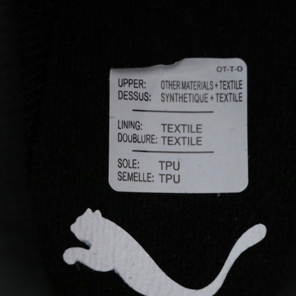 PUMA Ultra Play Firm Artificial Ground Cleat, Black White, 1 New Without Box - Picture 3 of 8